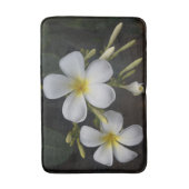 White en Yellow Plumeria Badmat (Voorkant Verticaal)