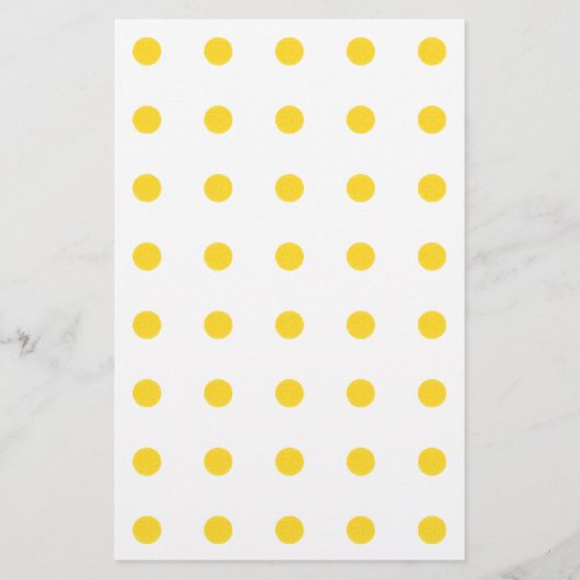 White en Yellow Stationery Briefpapier (Voorkant)