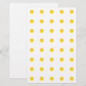 White en Yellow Stationery Briefpapier (Voorkant / Achterkant)