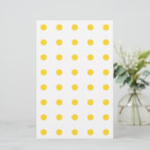 White en Yellow Stationery Briefpapier (Staand voorkant)