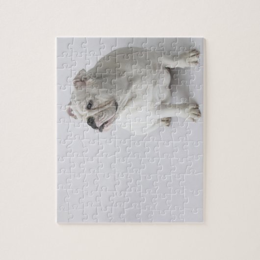White English Bulldog Legpuzzel (Verticaal)