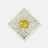 White English Daisy Flower Servet (Hoek)
