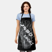 White Enoki Mushrooms Japans briefje Fungus Food Schort (Gedragen)