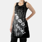 White Enoki Mushrooms Japans briefje Fungus Food Schort (Insitu)