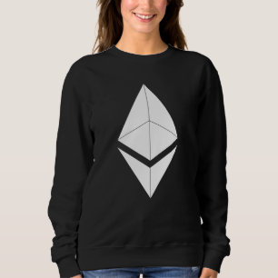 White Ethereum Symbool 1 Trui