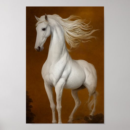 White Ethernal Amity Poster (Voorkant)