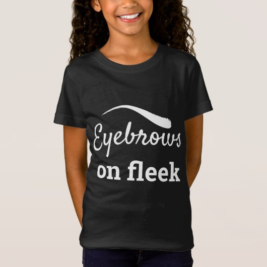 White Eyebrows on Fleek Trendy Flawless Style, ZFJ T-shirt (Voorkant)