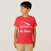 White Eyebrows on Fleek Trendy Flawless Style, ZFJ T-shirt (Voorkant volledig)