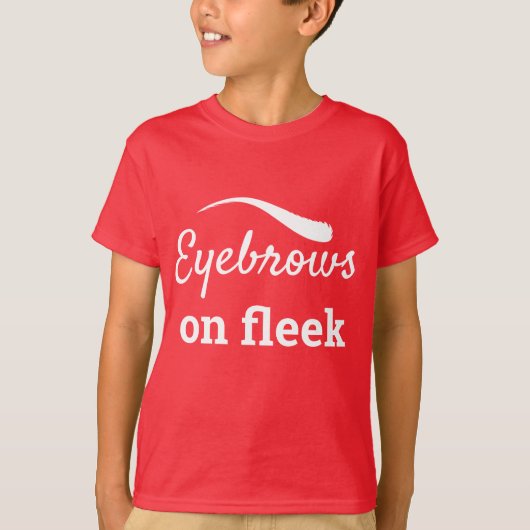 White Eyebrows on Fleek Trendy Flawless Style, ZFJ T-shirt (Voorkant)