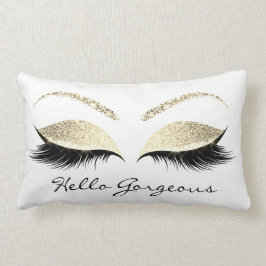 White Eyes Makeup Lash Hallo Gorheerlijke Champaig Kussen