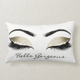 White Eyes Makeup Lash Hallo Prachtige Champaigne1 Kussen
