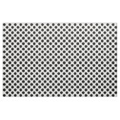 White Fabric met zwarte poolpunten Stof (Fat Quarter)