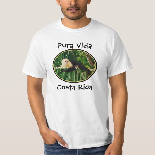 White Face Monkey Vida, Costa Rica T-shirt (Voorkant)