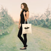 White Faced Black Spanish Roosters Chickens Name Tote Bag