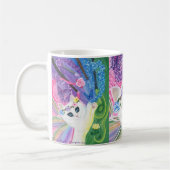 White Fairy Cat Butterflies Rozen Art Mok (Links)