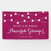 White Fairy Lights | PAARS AFSTUDEREN Spandoek (Horizontaal)