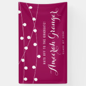 White Fairy Lights | PAARS AFSTUDEREN Spandoek (Verticaal)