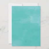 White Fairy Lights Rustic Wedding Invitation Kaart (Achterkant)