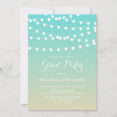 White Fairy Lights | Uitnodiging tot Afstuderen Om (Voorkant)