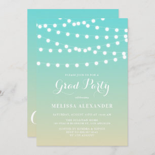 White Fairy Lights   Uitnodiging tot Afstuderen Om