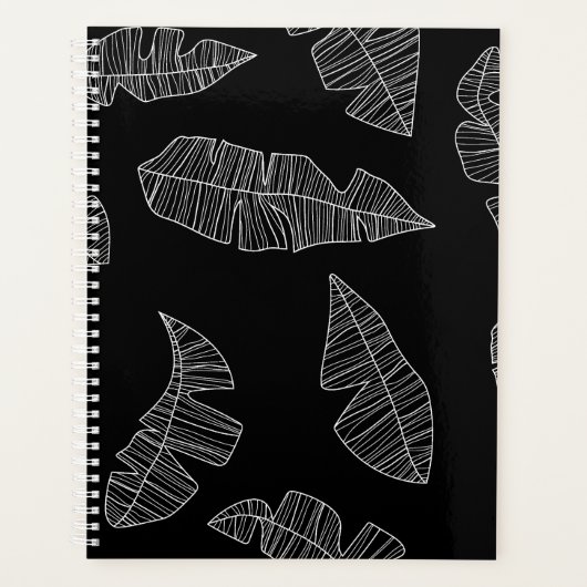 White Falling Leaves Planner (Voorkant)