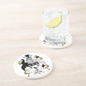 White Family Crest Onderzetter (Zijkant)