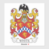 White Family Crest Sticker (Vel)