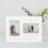 White Fancy Golden Minimalist Branches 2 Photos (Staand voorkant)