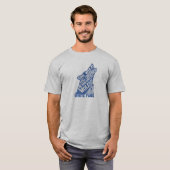 White Fang van Jack London Blue Book Quote T-shirt (Voorkant volledig)
