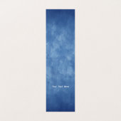 White Fantasy Deer Head Antlers Big Rozen Blue Visitekaartje (Binnenkant ongevouwen)