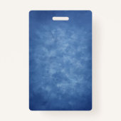 White Fantasy Deer Head Antlers  Rozen Blauw Badge (Achterkant)