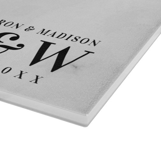 White Faux Marble Snijplank (Hoek)