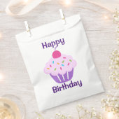 White Favor Bag/Cupcake Bedankzakje (Geknipt)