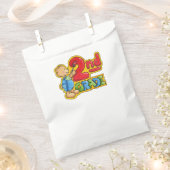 White Favor Bags/2e graad Bedankzakje (Geknipt)
