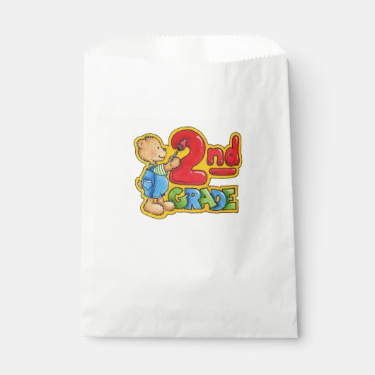 White Favor Bags/2e graad Bedankzakje (Voorkant)