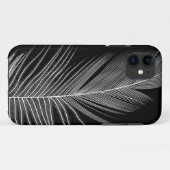 White Feather iphone 5 Hoesje (Achterkant (horizontaal))
