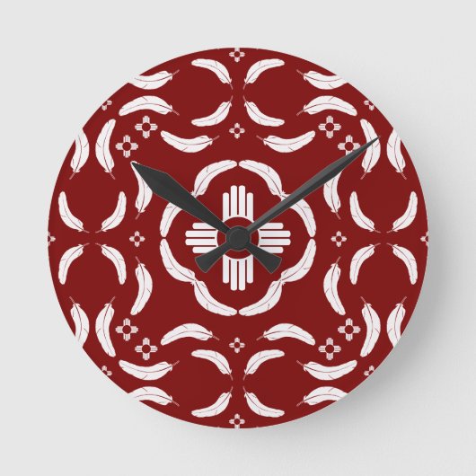 White Feather ZIa Ronde Klok (Voorkant)