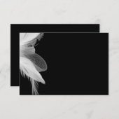 White Feathers 3.5x5 Enclosure Card 2 Informatiekaartje (Voorkant / Achterkant)