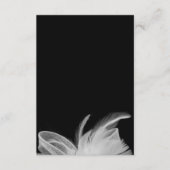 White Feathers 3.5x5 Enclosure Card Informatiekaartje (Voorkant)