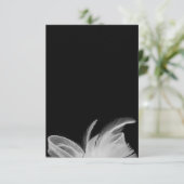 White Feathers 3.5x5 Enclosure Card Informatiekaartje (Staand voorkant)