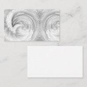 White Feathers Angel Wings Abstract Victoriaans Visitekaartje (Voorkant / Achterkant)