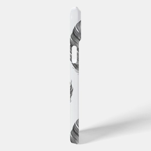 White Feathers Case-Mate iPhone Case (Achterkant / Rechts)