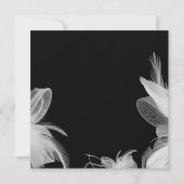 White Feathers Invitation Kaart (Voorkant)