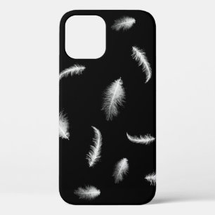 White Feathers op Black Hoesje-Mate iPhone Case-dr Case-Mate iPhone Case