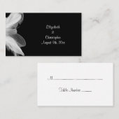 White Feathers Place Card 2 Plaatskaartje (Voorkant / Achterkant)