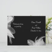 White Feathers Wedding Programme (Staand voorkant)