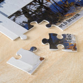 White Fence with a Bow Puzzle Legpuzzel (Zijkant)