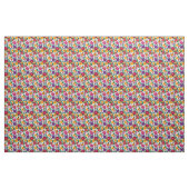 White Fiesta Floral Extravaganza Stof (Yard (91,4 cm))