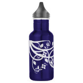White Filigree en Flowers Waterfles (Links)