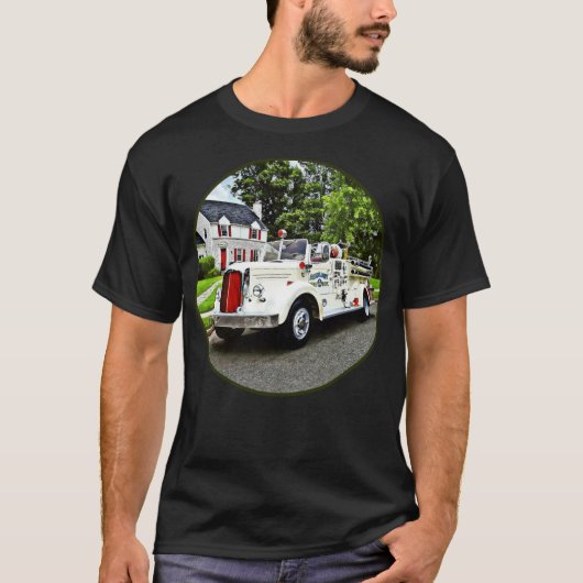White Fire yoga bisexual T-shirt (Voorkant)